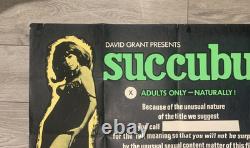 Succube alias Necronomicon/Sinderella Double programme UK Quad Jess Franco Horreur S&M