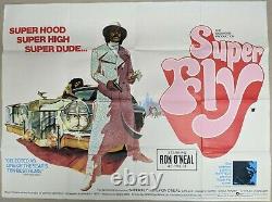 Superfly 1972 Original Uk Quad Film Movie Poster Ron O’neal