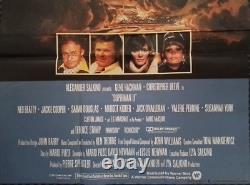 Superman 2 AFFICHE ORIGINALE UK 3 FEUILLES 41x77 Christopher Reeve Pliée