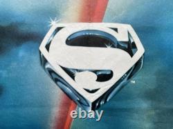 Superman Le Film 1978 Affiche de cinéma britannique Quad Advance Bob Peak