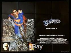 Superman Le Film Original Quad Movie Poster 1978 Christopher Reeve