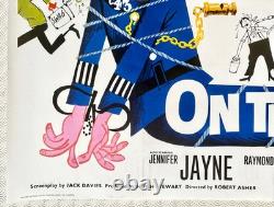 Sur le rythme Affiche originale du film de 1962 Quad Norman Wisdom Jennifer Jayne