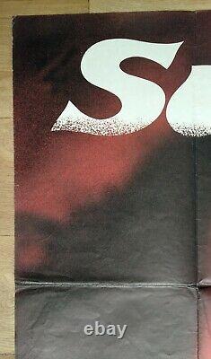 Suspiria (1977) Affiche Originale Du Quad Du Royaume-uni Avec Dario Argento Giallo Horror