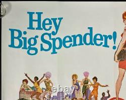 Sweet Charity AFFICHE QUAD ORIGINAL du film avec Shirley MacLaine et Bob Fosse 1969