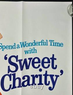 Sweet Charity AFFICHE QUAD ORIGINAL du film avec Shirley MacLaine et Bob Fosse 1969