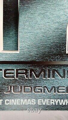 T2 Terminateur 2 (1991) Avancée Originale Rare Etats-unis Quad Film Affiche Schwarzenegger