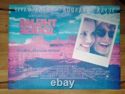 THELMA ET LOUISE (1991) rare affiche de film originale UK quad double face roulée