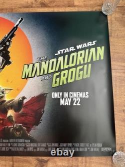 THE MANDALORIEN ET GROGU Affiche originale Quad Cinéma. STAR WARS