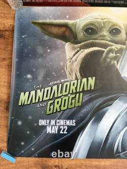 THE MANDALORIEN ET GROGU Affiche originale Quad Cinéma. STAR WARS