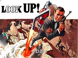 THUNDERBALL (1965) Affiche britannique Quad 30x40 GREAT rare film de James Bond