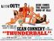 Thunderball (1965) Affiche Quad Britannique 30x40 Style A Film De James Bond