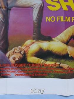 TIR AUX PIGEONS (1982) affiche de film originale UK quad rare culte Oz exploitation