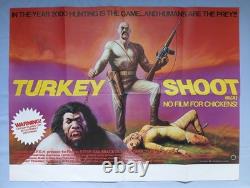 TIR AUX PIGEONS (1982) affiche de film originale UK quad rare culte Oz exploitation