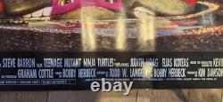 TORTUES NINJA ADOS 1990 très rare affiche quad originale 40x30