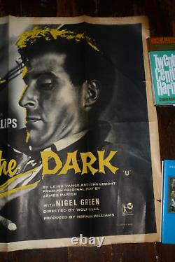 Témoin dans l'obscurité 1959 Affiche cinéma quad originale rare, PATRICIA DAINTON