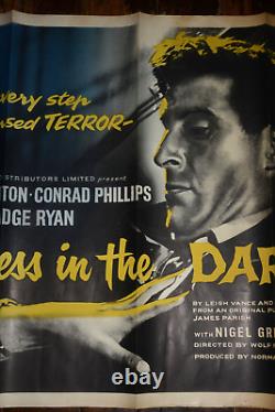 Témoin dans l'obscurité 1959 Affiche cinéma quad originale rare, PATRICIA DAINTON