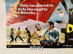 Temple Du Dragon Aka Kung Fu Invaders Original 1974 Film Quad Poster