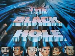 The Black Hole (1979) Affiche Originale Du Cinéma Quad Britannique Disney -grande Œuvre De Science-fiction
