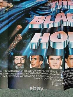 The Black Hole (1979) Affiche Originale Du Quad Britannique Disney Sci-fi