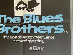 The Blues Brothers Royaume-uni D'origine Britannique Quad First Sortie De Film Affiche (1980)