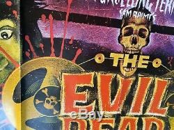 The Evil Dead Original Britannique British Quad Affiche De Film (1982) Graham Humphreys