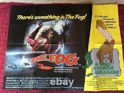 The Fog (1980) A Man A Woman And A Bank Original Uk Double Quad Affiche De Cinéma