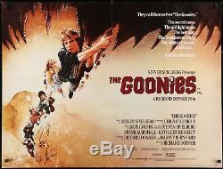The Goonies 1985 Original Affiche 30x40 Quad Struzan Spielberg Film / Galerie D'art