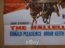 The Hallelujah Trail (1965) Film Original Britannique / Affiche De Film, Western