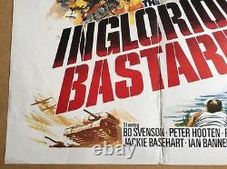 The Inglorious Bastards & Barracuda - Affiche Originale De Cinéma Britannique Quad