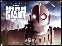 The Iron Giant 1999 Affiche De Film Originale British Quad 2016 Rerelease