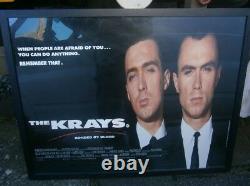 The Krays (1990) Affiche D'affiche De Rare Film D'origine Du Royaume-uni Quad