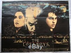 The Lost Boys, Original 1987 British Film Quad Film Cinéma Affiche