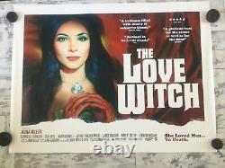 The Love Witch Rare Uk Quad Affiche De Cinéma 40 X 30 Kitsch Roulé