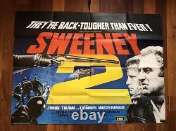 The Sweeney 2 Original 2 Sheet / Quad Film Poster Rare