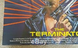 The Terminator Affiche Originale Britannique De Film De Cinéma De Film Britannique De 1984 1984 Affiche 30x40