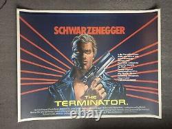 The Terminator Original Royaume-uni Britannique Quad Film Poster 30x40 Schwarzenegger