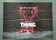 The Thing (1982) Affiche Originale Du Quad Britannique John Carpenter Sci-fi Horror