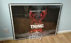 The Thing (1982) Original Uk Quad Movie Poster John Carpenter Sci-fi Horror