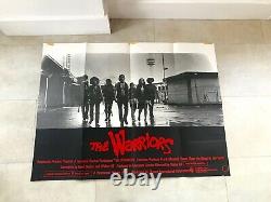The Warriors Original Quad Movie Poster Rare Black And White Edition