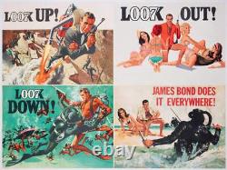Thunderball 1965 Affiche de film Quad Advance Royaume-Uni, Robert McGinnis & Frank McCarthy
