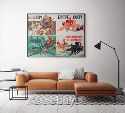 Thunderball 1965 Affiche de film Quad Advance Royaume-Uni, Robert McGinnis & Frank McCarthy