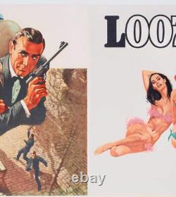 Thunderball 1965 Affiche de film Quad Advance Royaume-Uni, Robert McGinnis & Frank McCarthy