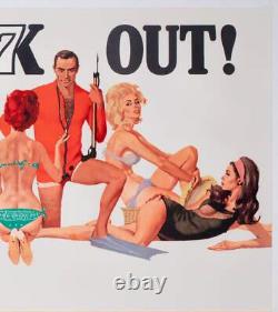 Thunderball 1965 Affiche de film Quad Advance Royaume-Uni, Robert McGinnis & Frank McCarthy