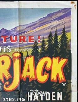 Timberjack Original Quad Affiche De Cinéma Sterling Hayden 1955