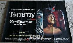 Tommy The Who 1975 Original Vintage Quad Film Affiche De Cinéma (30 X 40)