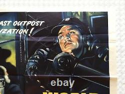 Top Of The World Original British Movie Quad Poster 1955 Dale Robertson, Rare