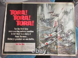 Tora! Tora! Tora! Affiche de film originale du Royaume-Uni de 1970