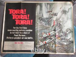 Tora! Tora! Tora! Affiche de film originale du Royaume-Uni de 1970