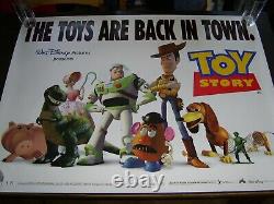 Toy Story de Pixar (1996) Affiche de cinéma Quad UK rare