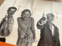 Trainspotting Huge Original 1996 Affiche Promo Quad UK Danny Boyle Ewan McGregor